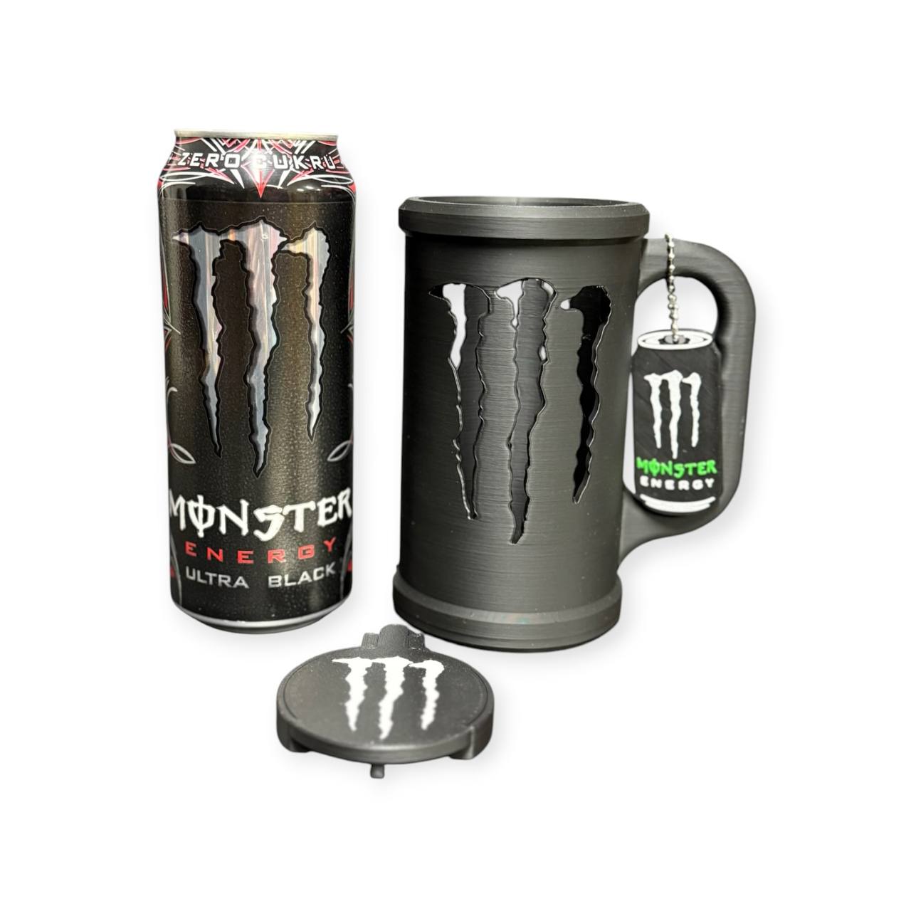 Напій енергетичний Monster Energy Ultra Black 500 мл і кухоль-тримач (42) Напій енергетичний Monster Energy Ultra Black 500 мл і кухоль-тримач (42)