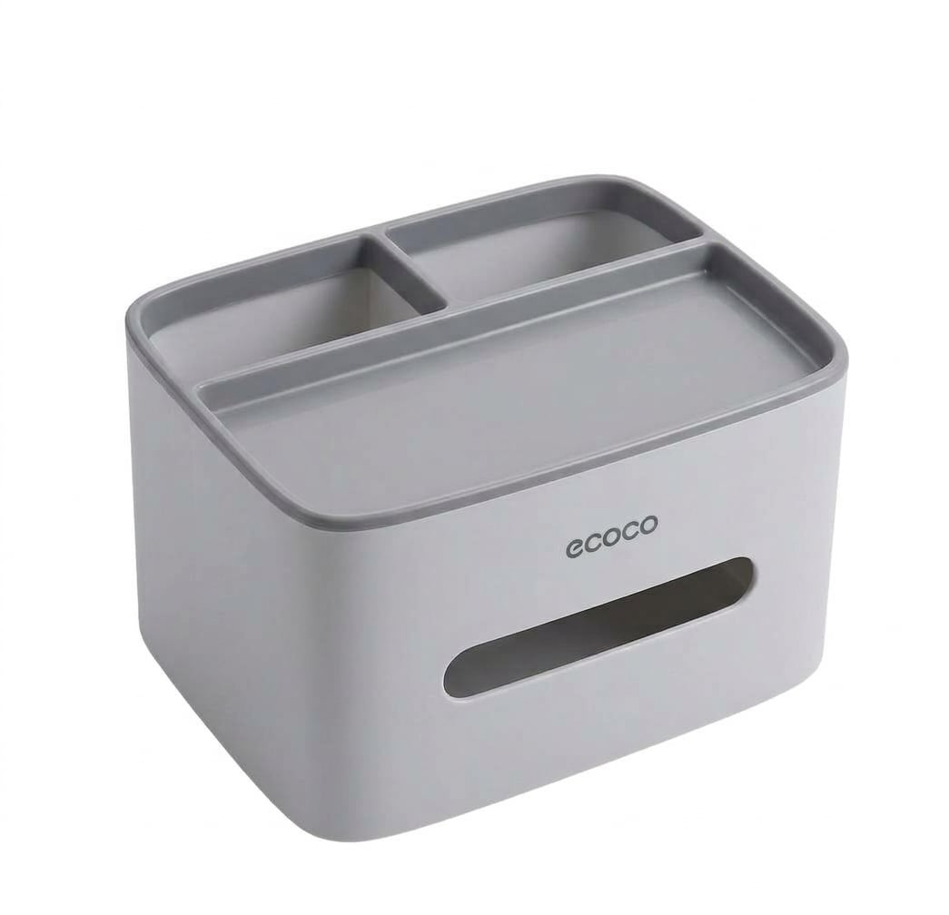 Органайзер для салфеток и аксессуаров ECOCO MAC-25 настольный Gray