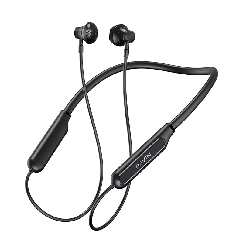 Наушники BAVIN BH-73 Magnetic Sport HiFi Black (HB-BH-73-BK)