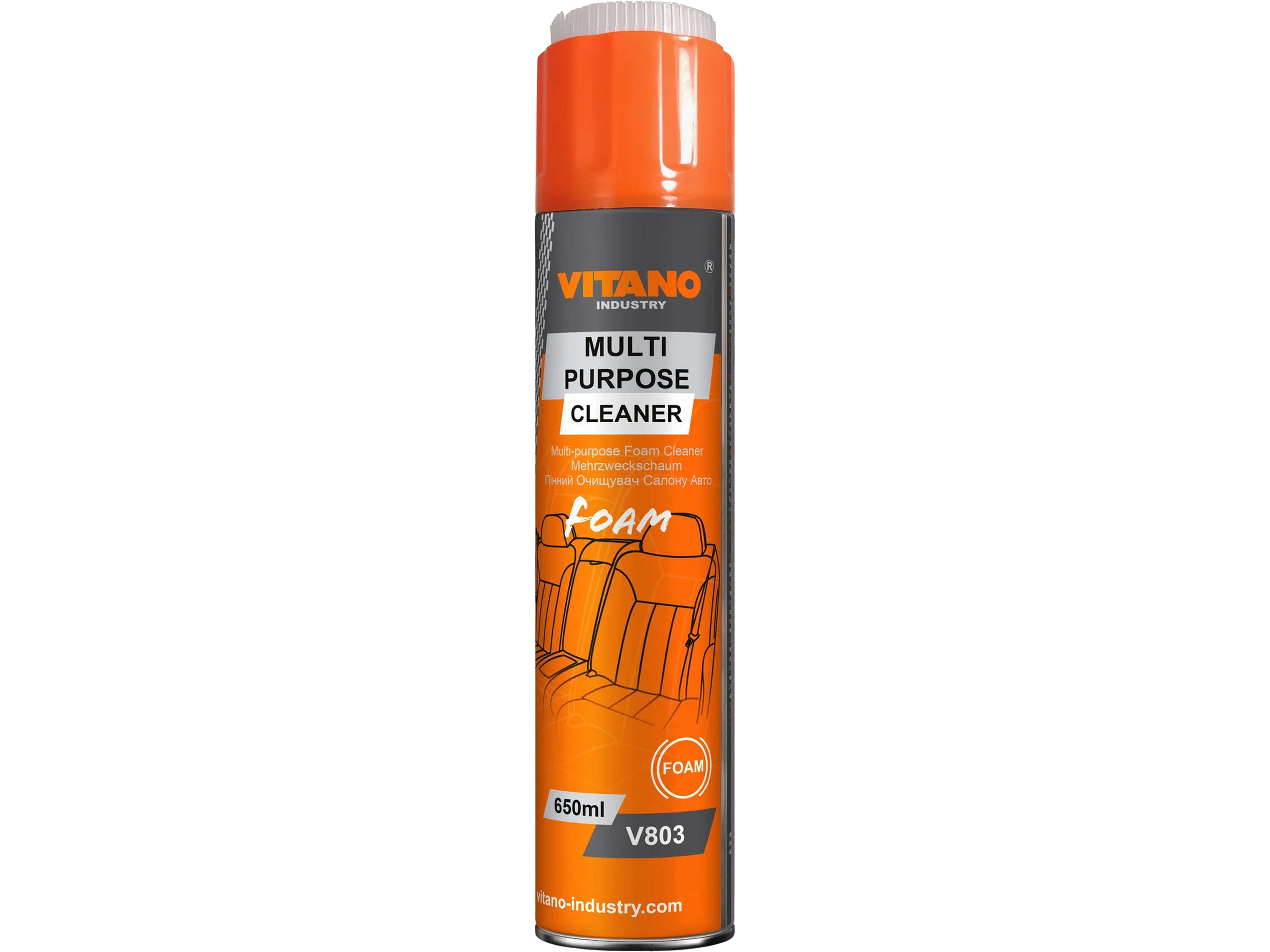 Очиститель текстиля пенный Vitano Multi-purpose Foam Cleaner 650 мл (V803)