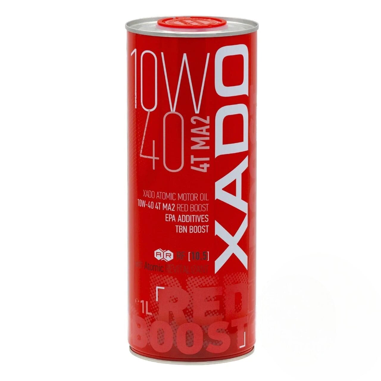 Масло для мотоцикла 4T XADO Atomic Oil 4T MA2 RED BOOST 10W-40 синтетика 1 л (XA26132)