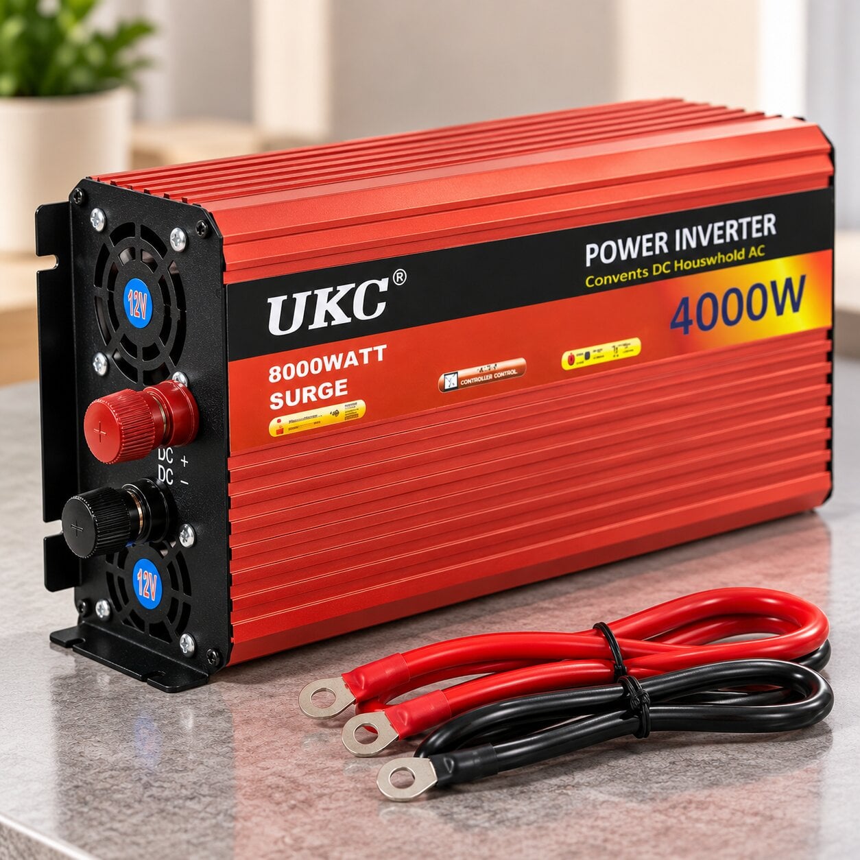 Преобразователь напряжения 12В на 220В 4000W с функцией зарядки аккумулятора (38940657) Преобразователь напряжения 12В на 220В 4000W с функцией зарядки аккумулятора (38940657)