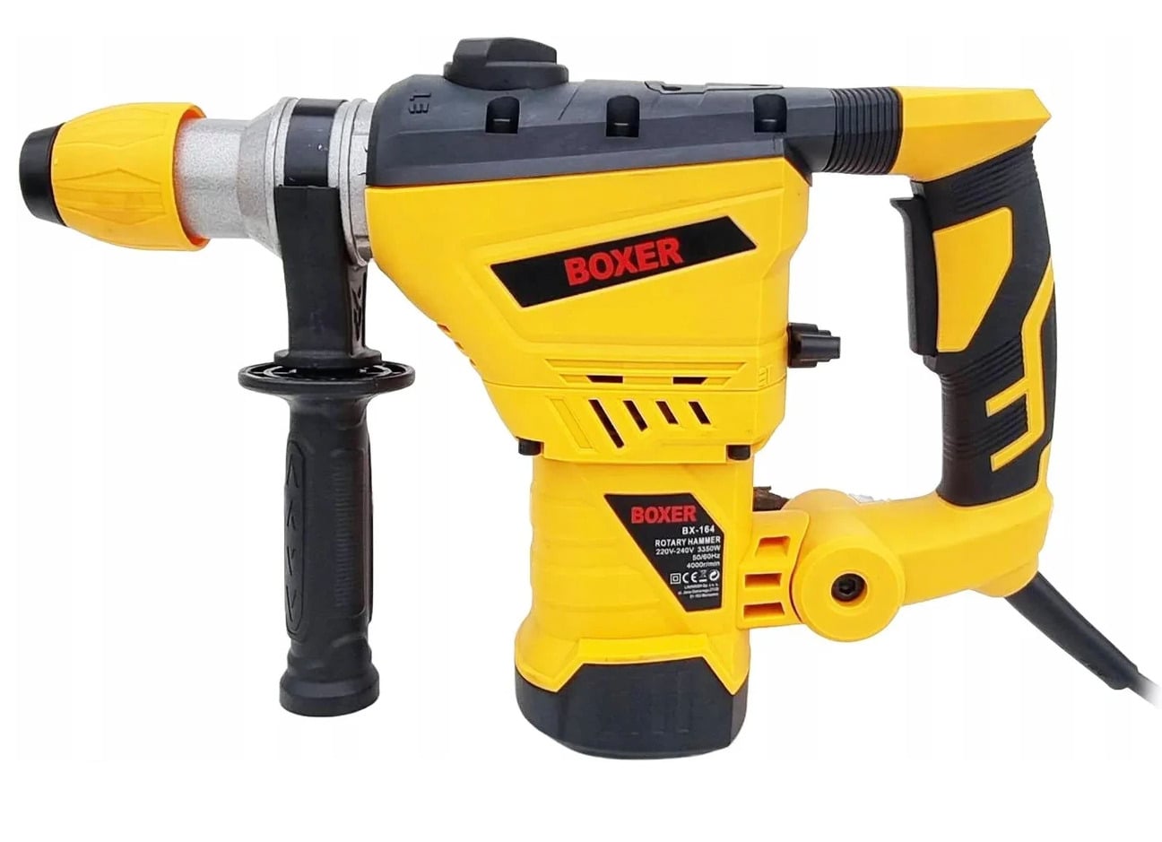Сетевой перфоратор BOXER BX-164 3350 Вт 6 Дж SDS-Plus в кейсе с набором насадок