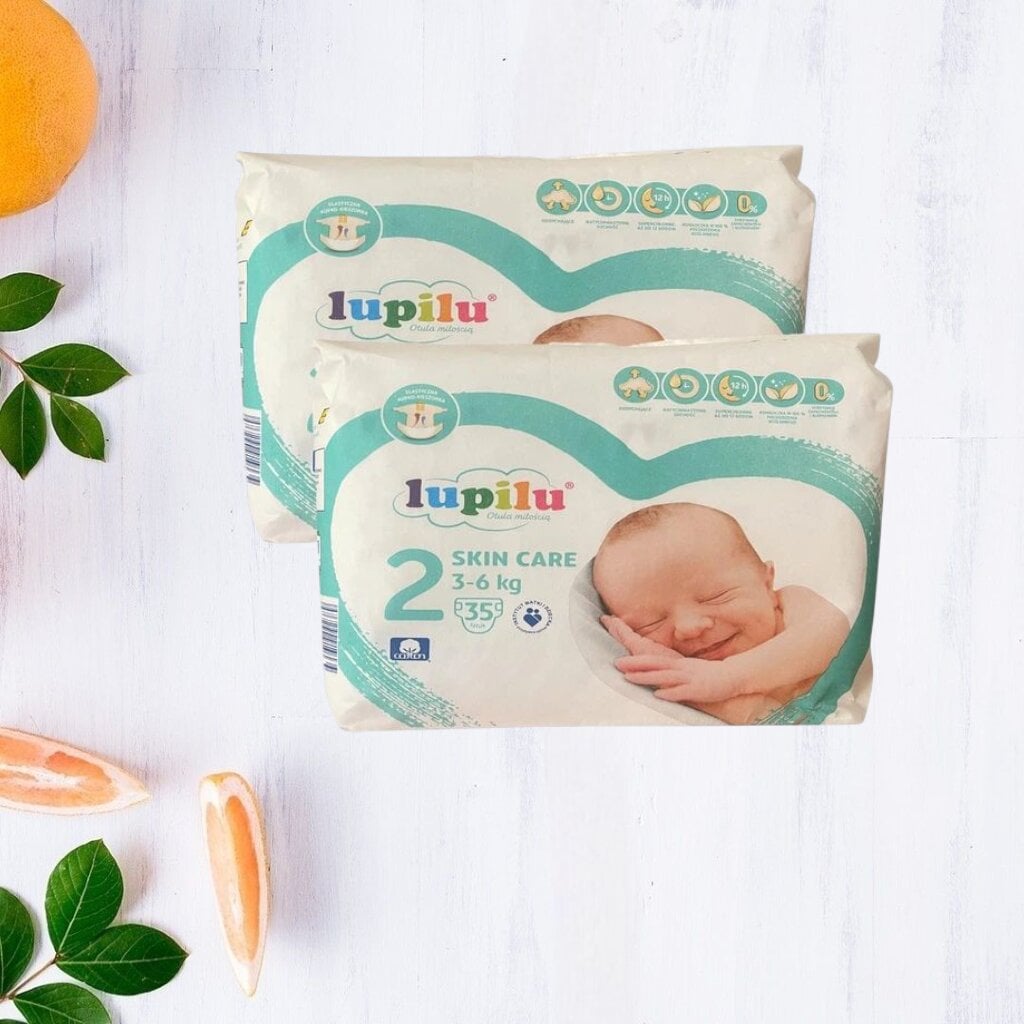 Підгузки Lupilu Skin Care 2 3-6 кг 35 шт.
