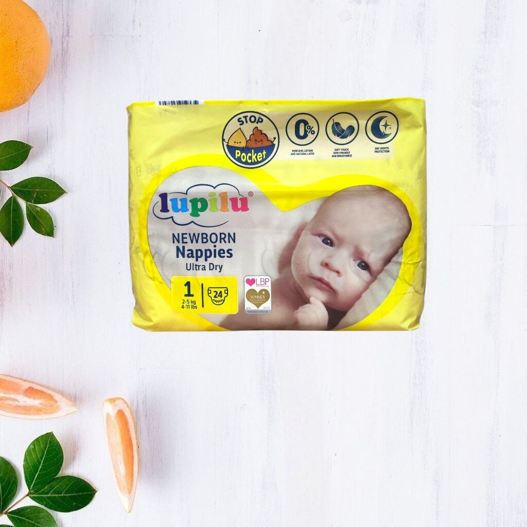 Підгузки Lupilu Ultra Dry 1 Newborn 2-5 кг 24 шт.