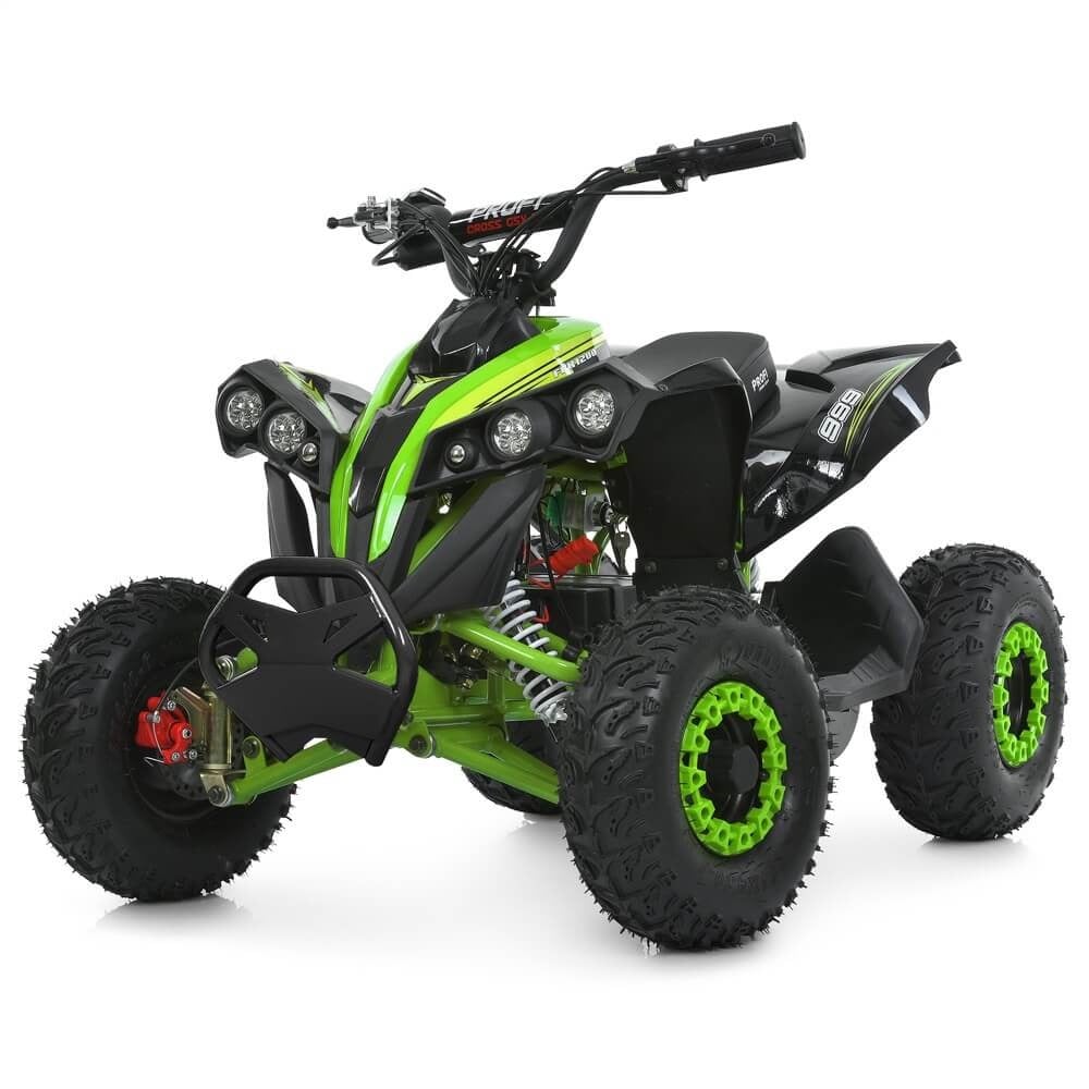 Электроквадроцикл подростковый PROF1 HB-EATV1200Q-5(2)ST Салатовый (1876942102)