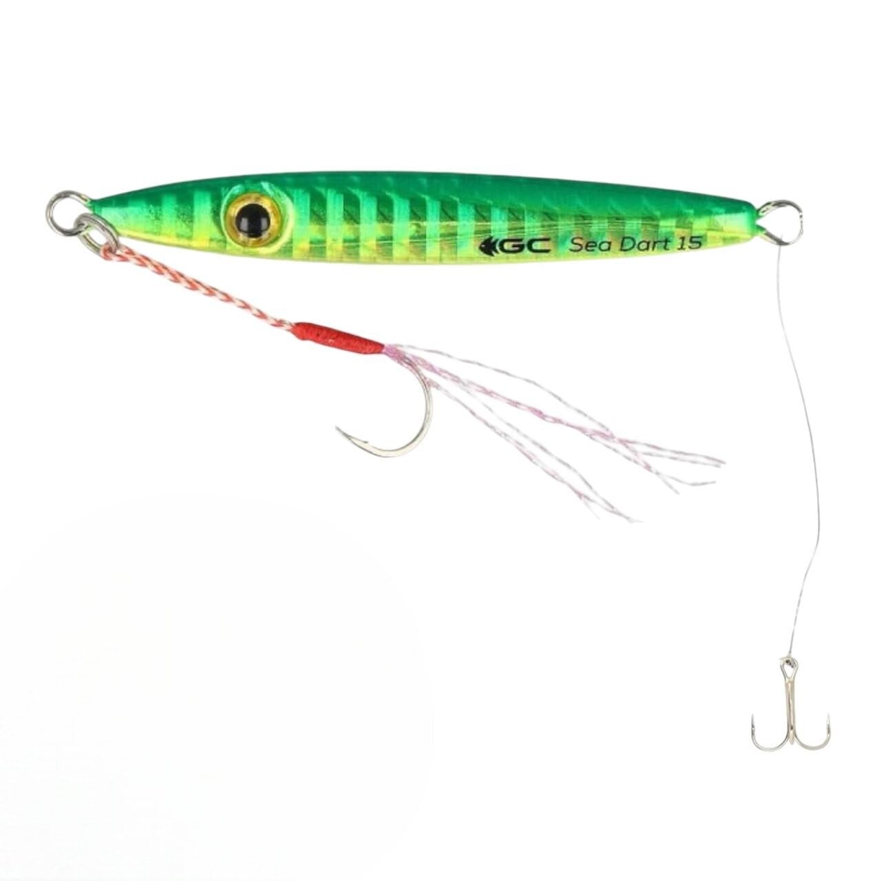 Пилькер Golden Catch SEA DART 212 Glow с поводком и тройником для ловли саргана/ставриды/луфаря/жере/судака 15 г (3226682366) Пилькер Golden Catch SEA DART 212 Glow с поводком и тройником для ловли саргана/ставриды/луфаря/жере/судака 15 г (3226682366)