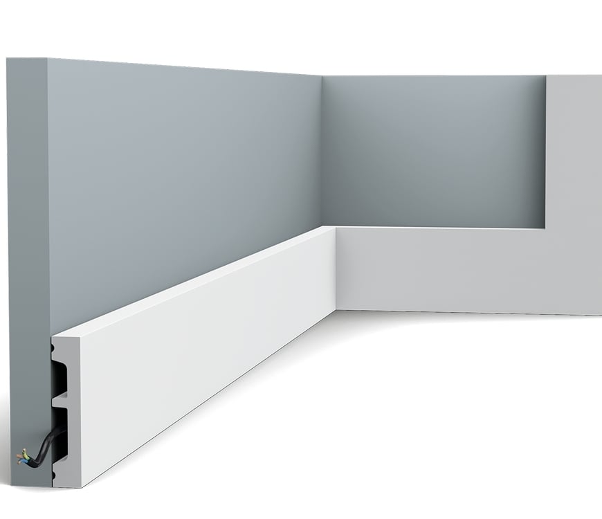 Плинтус напольный гладкий Orac Decor DX157-2600 2,6 м