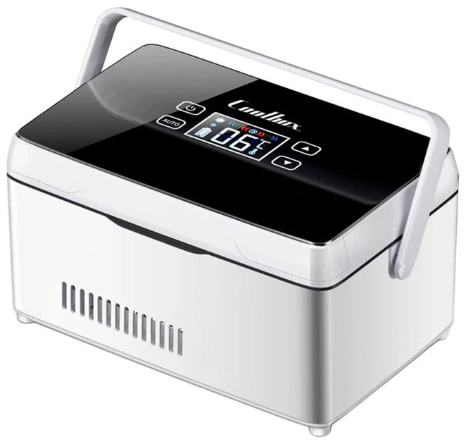 Минихолодильник медицинский портативный Coolbox BY-500 0–18°C 3 аккумулятора по 7800 мАч Белый (SKU-625)