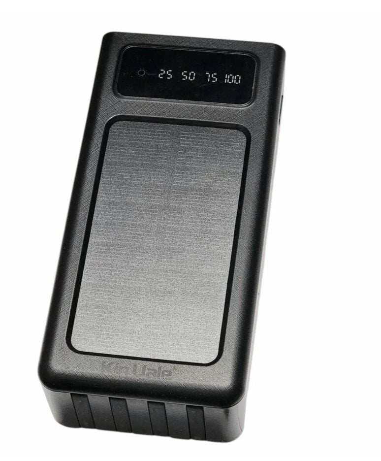 Повербанк Kin Vale 20000 мАч с солнечной панелью Li-Pol с зарядным кабелем 4в1 USB Type-C Micro-USB Lightning (38915940)