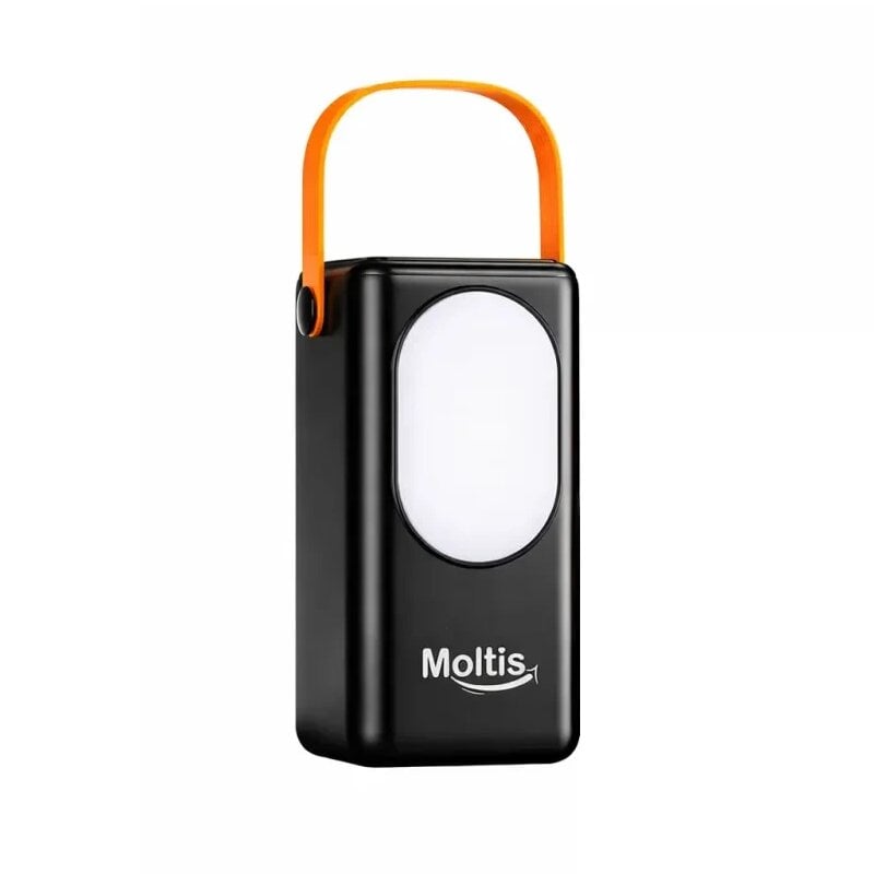 Повербанк Moltis 50000 mAh 22,5W 3хUSB/LED-фонарик Черный (8445)