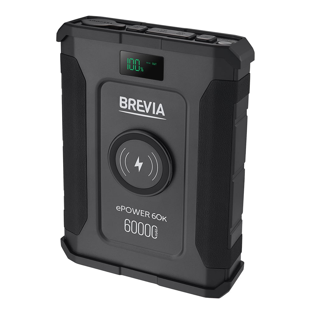 Повербанк Brevia ePower 60000 mAh 192Wh 60W LiFePo4 Черный (44060MB)