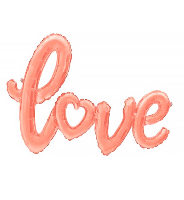 Воздушные шарики Love длина 1 м (514570)