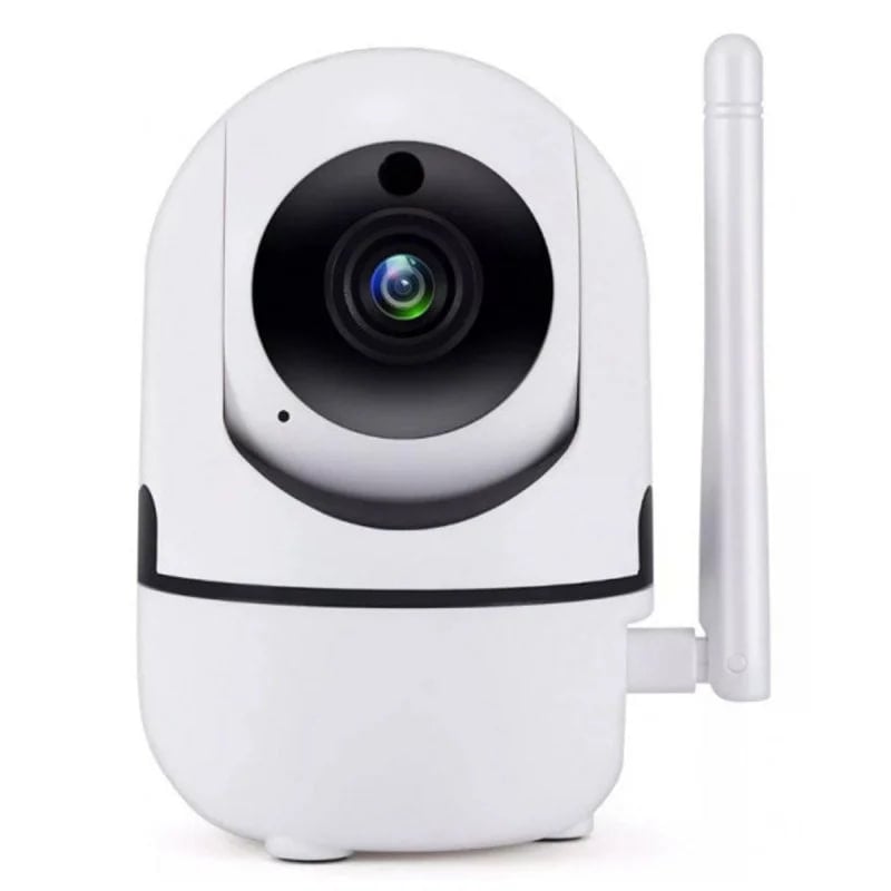 Відеоняня поворотна QCam WiFi 720P з датчиком руху/нічним баченням та двостороннім зв'язком Білий (38764689)