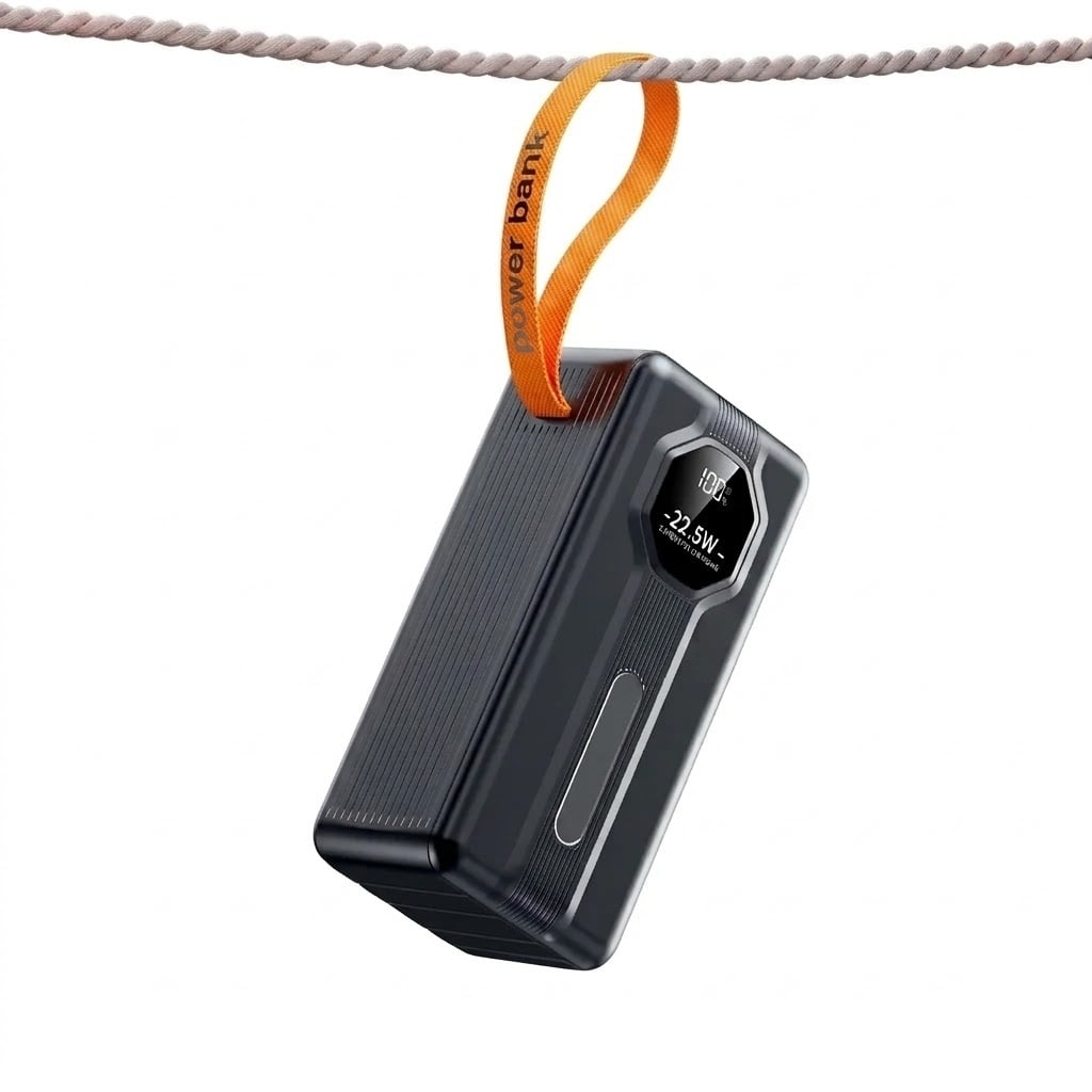 Повербанк Aroimac 50000 мА·ч быстрая зарядка QC 3.0 22,5W Черный (38801053)