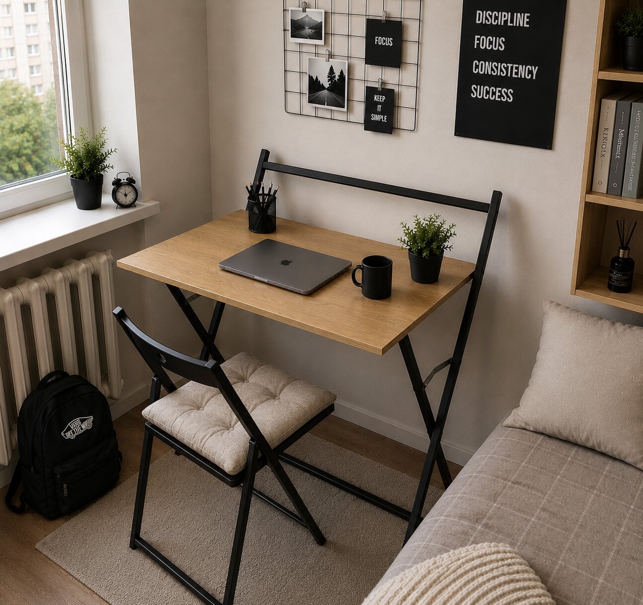 Стол для ноутбука Mebels Room Дуб крафт золотой