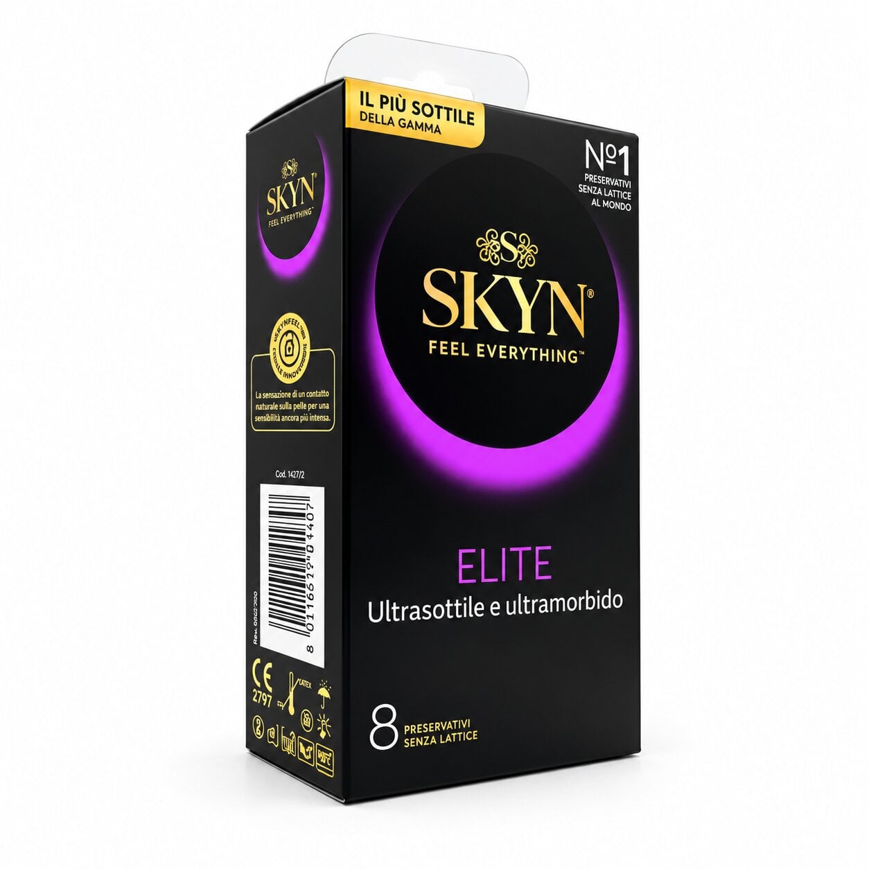 Презервативы SKYN Elite безлатексные ультратонкие полиизопреновые 8 шт. (3012712037)