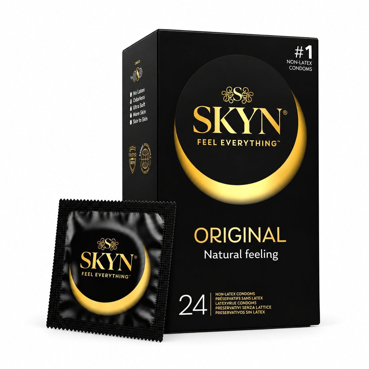 Презервативы SKYN Оригинальные безлатексные полиизопрены 24 шт. (3102894814) Презервативы SKYN Оригинальные безлатексные полиизопрены 24 шт. (3102894814)