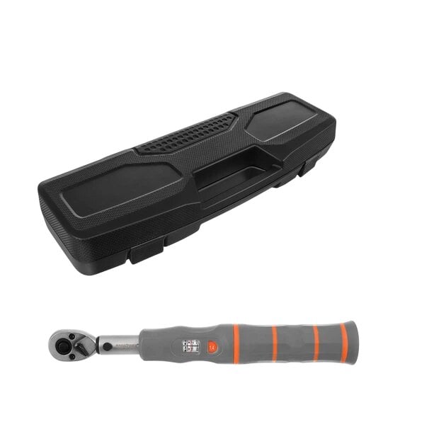 Динамометрический ключ профессиональный Bigstren 27087 Cr-Mo 1/4" 2–26 Нм/245 мм в кейсе/сертификат калибровки (27087)
