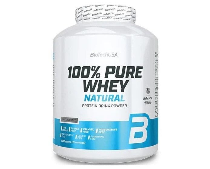 Протеин Biotech USA 100% Pure Whey 2000 г Без вкуса (BIO-26971)