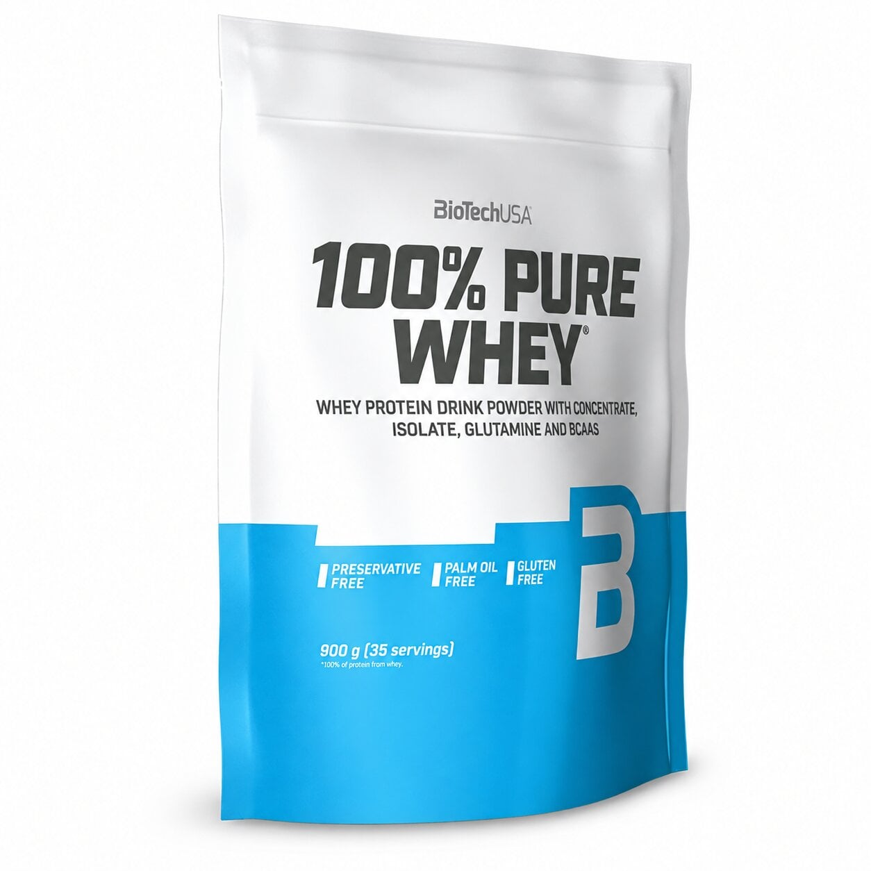 Протеин Biotech USA 100% Pure Whey 900 г Малиновый чизкейк (BIO-27018)