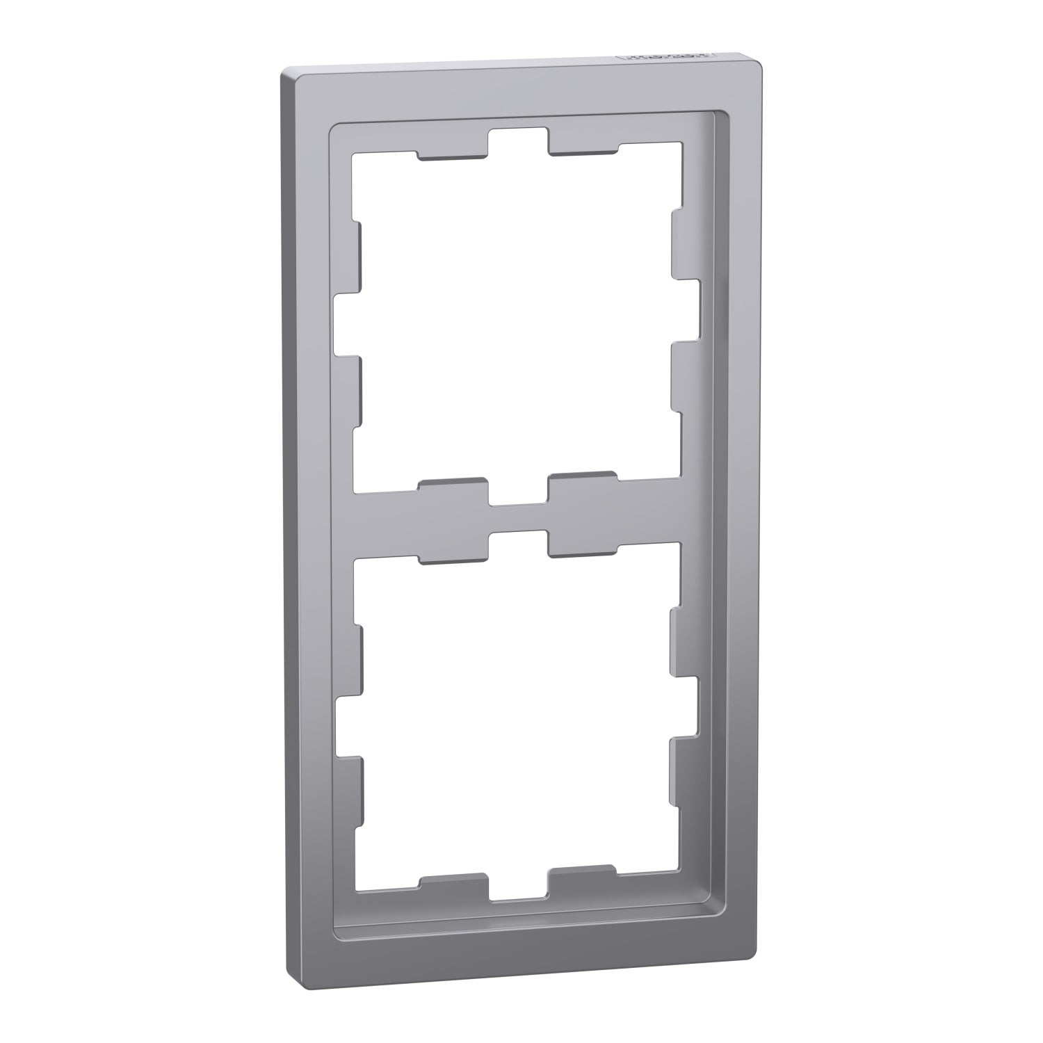 Рамка Schneider Electric D-Life 2-постова Нержавіюча сталь (MTN4020-6536)
