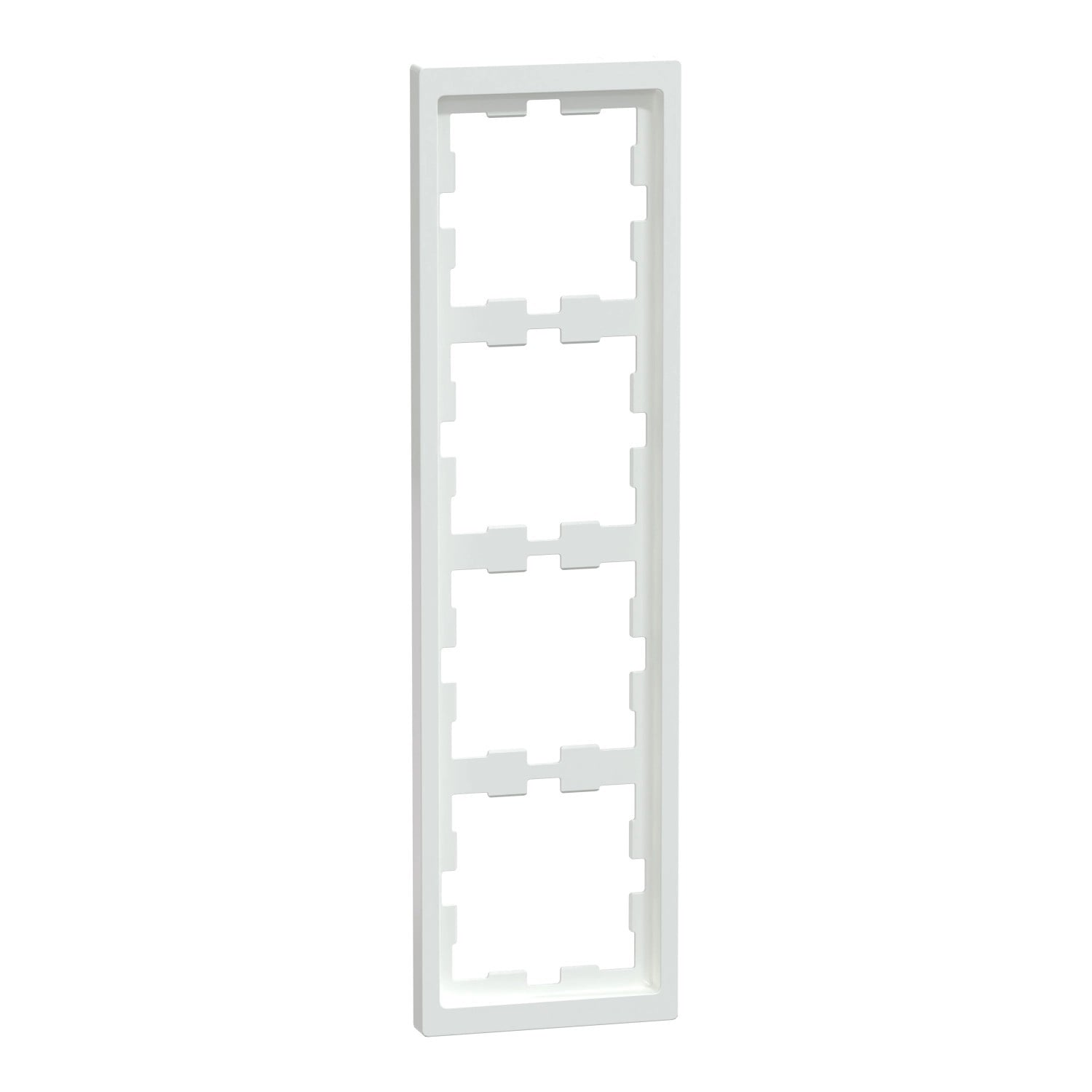 Рамка Schneider Electric D-Life 4-постова Білий лотос (MEG4040-6535)