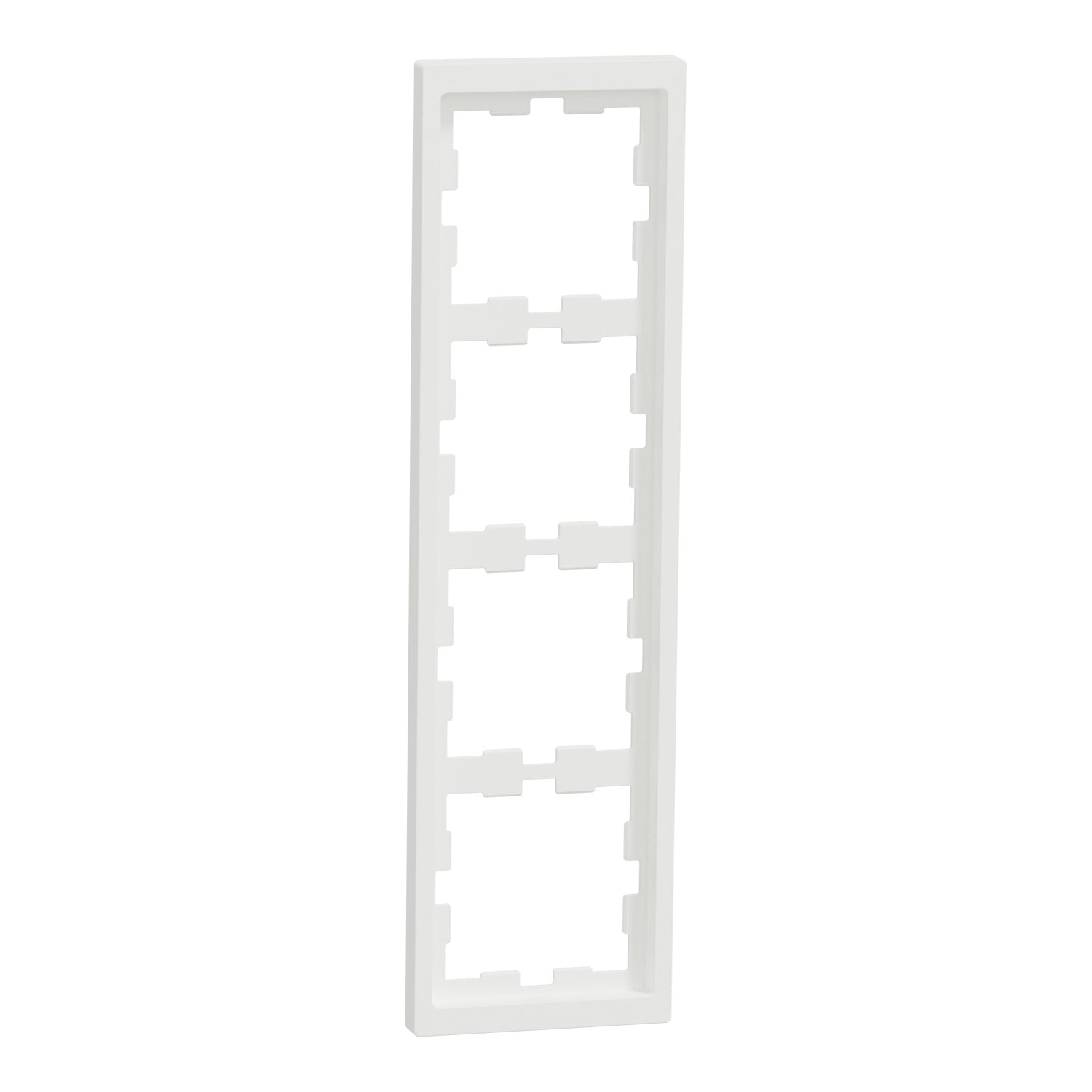 Рамка Schneider Electric Merten System M 4-постова Білий матовий (MTN4040-6537)