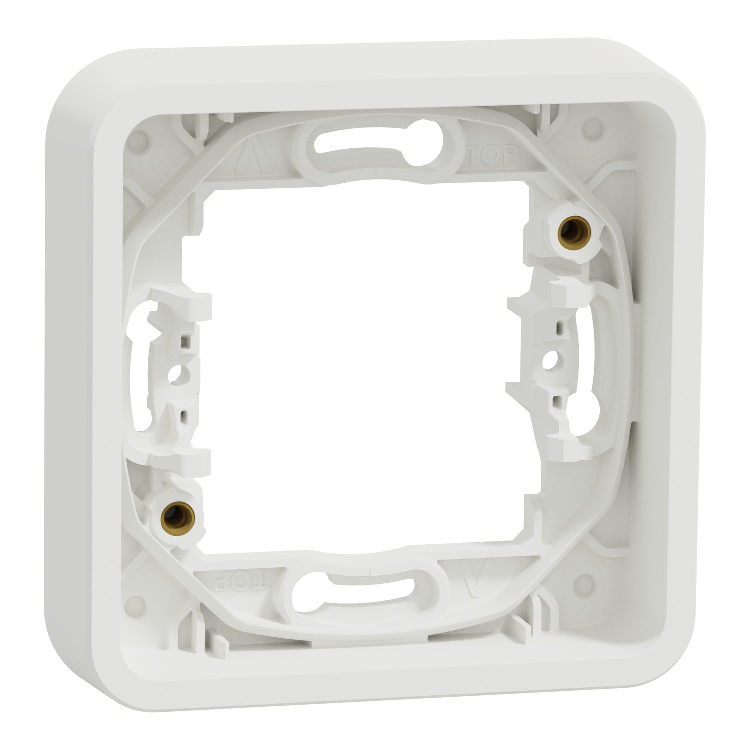 Рамка Schneider Electric MUReva Styl одномісна IP55 без гвинтів Білий (MUR39107)