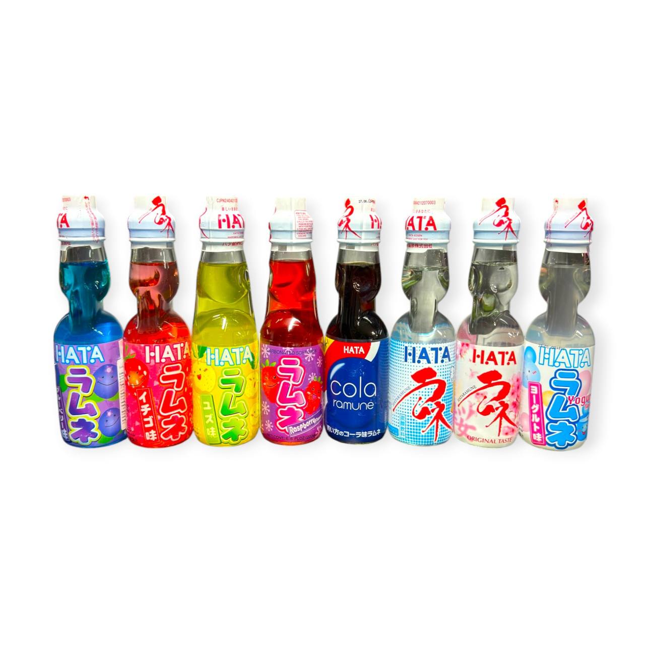 Солодка вода Hatakosen Hata Ramune Mix Classic 200 мл 8 напоїв (34)