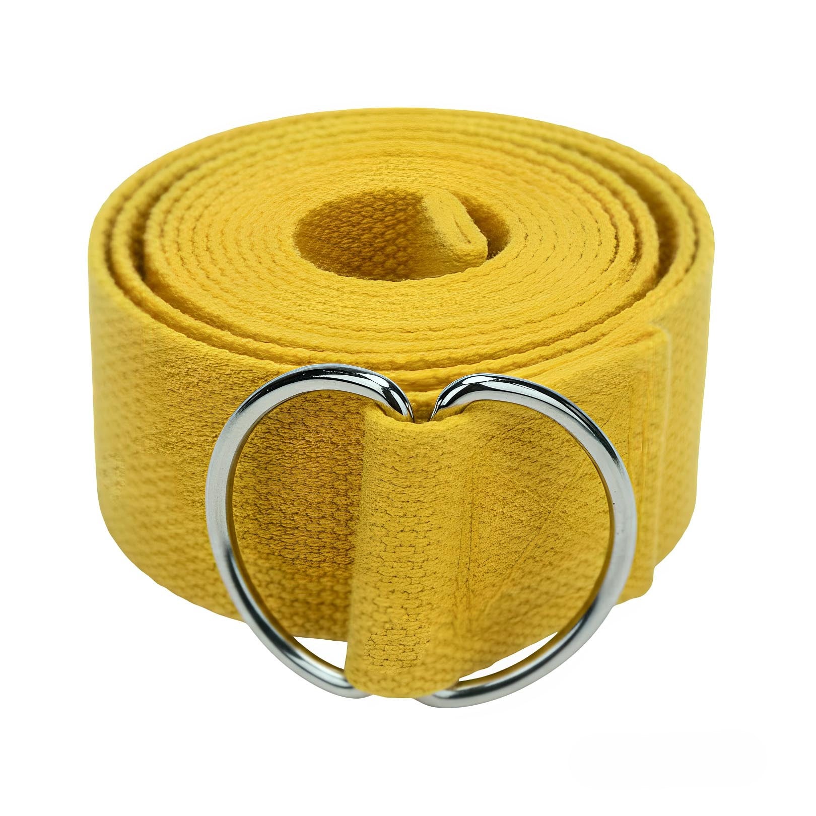 Ремінь для йоги EasyFit Yoga Strap 183 см Жовтий (EFYGS183-Y)