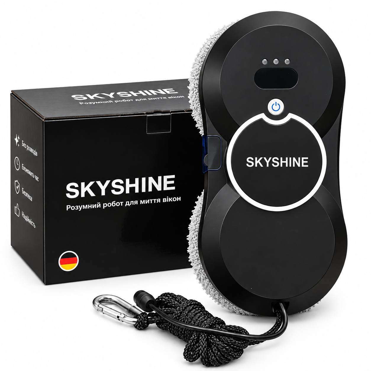 Робот для мойки окон SKYSHINE 5600 Па 90 Вт с пультом/ распылением