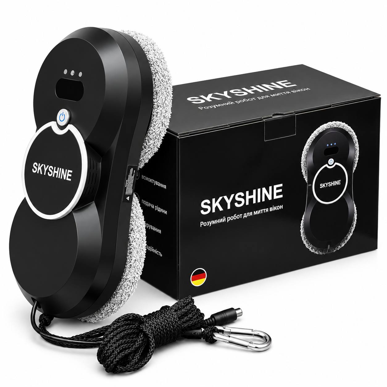 Робот-мийник вікон SKYSHINE 5600 Па з пультом (38923221) Робот-мийник вікон SKYSHINE 5600 Па з пультом (38923221)