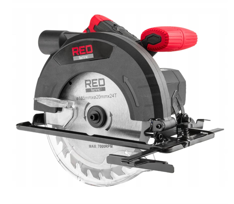 Ручная циркулярная пила Red Technic 2300 Вт 185 мм (18023041875)