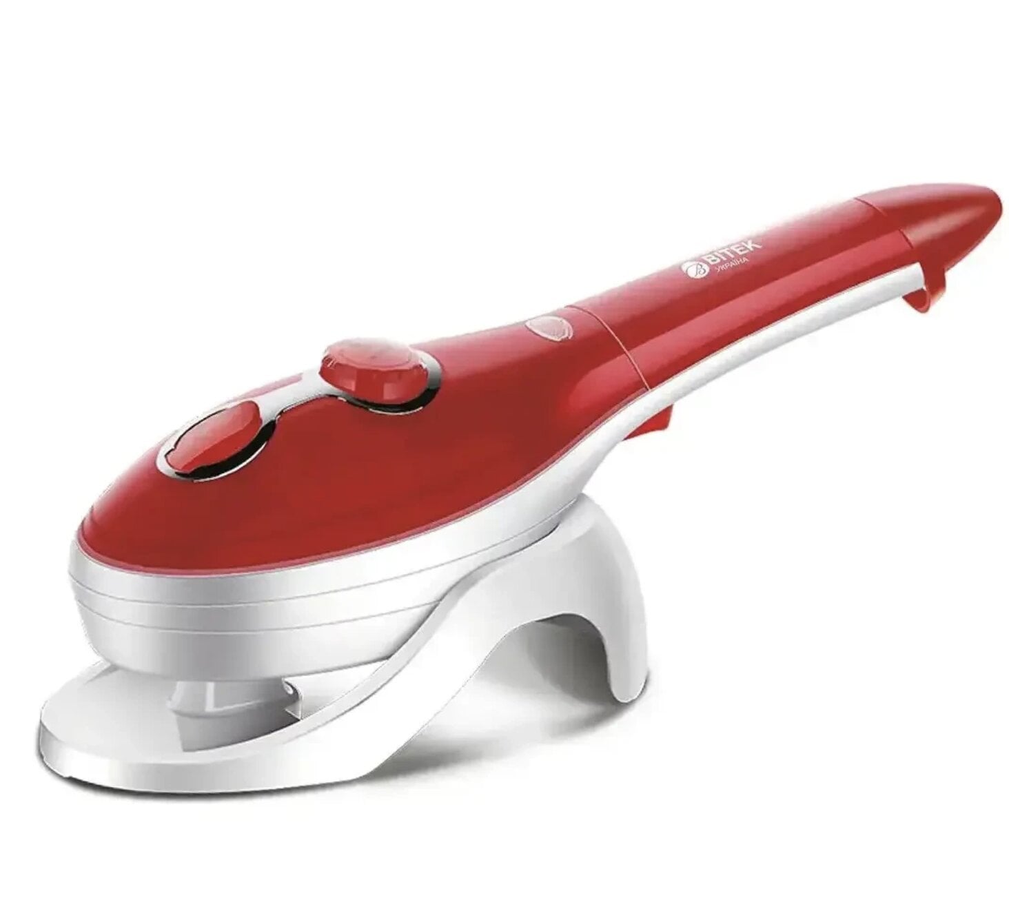 Відпарювач ручний для одягу BITEK BT-1325R Steam Brush 1200 Вт із резервуаром 160 мл для одягу/штор і меблів (BT1325R)