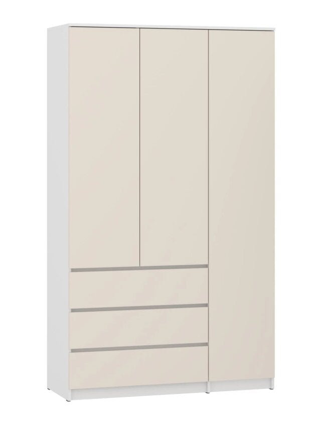 Шкаф гардеробный PEHOTIN НС-Ш-3 120х54х207 см Белый/Кашемир (PN-102020)