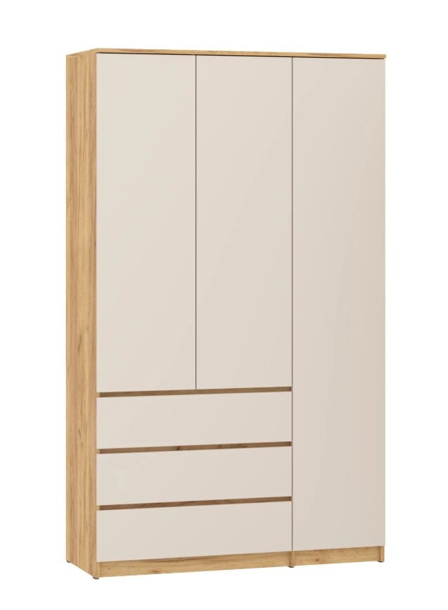Шкаф гардеробный PEHOTIN НС-Ш-3 120х54х207 см Дуб тахо/Кашемир (PN-102016)