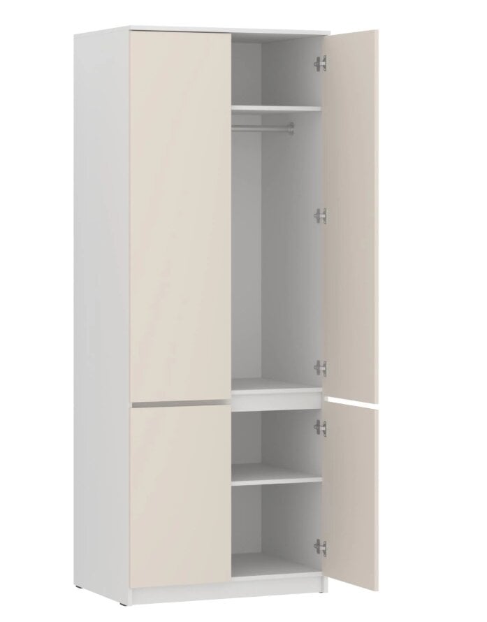 Шкаф гардеробный PEHOTIN НС-ШГ 80х54х207 см Белый/Кашемир (PN-102030)