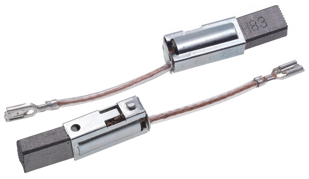 Щітки вугільні 19х10х6 мм VJ Parts для електричної газонокосарки ST RME235 у зборі код 63110071095 (щ865)