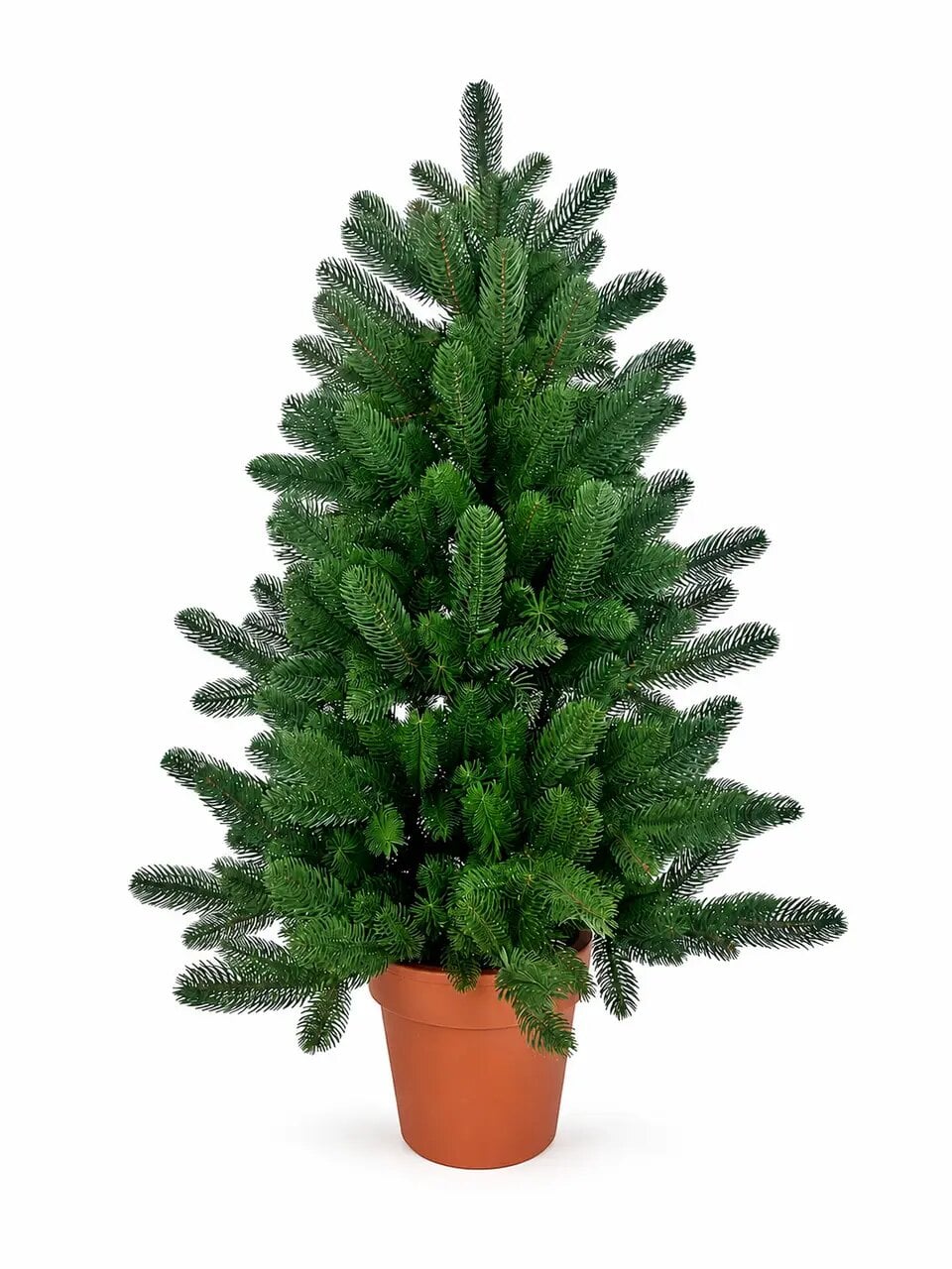 Елка литая искусственная HVOYA Elegant в горшке 90 см Зеленый (211N/90/G)