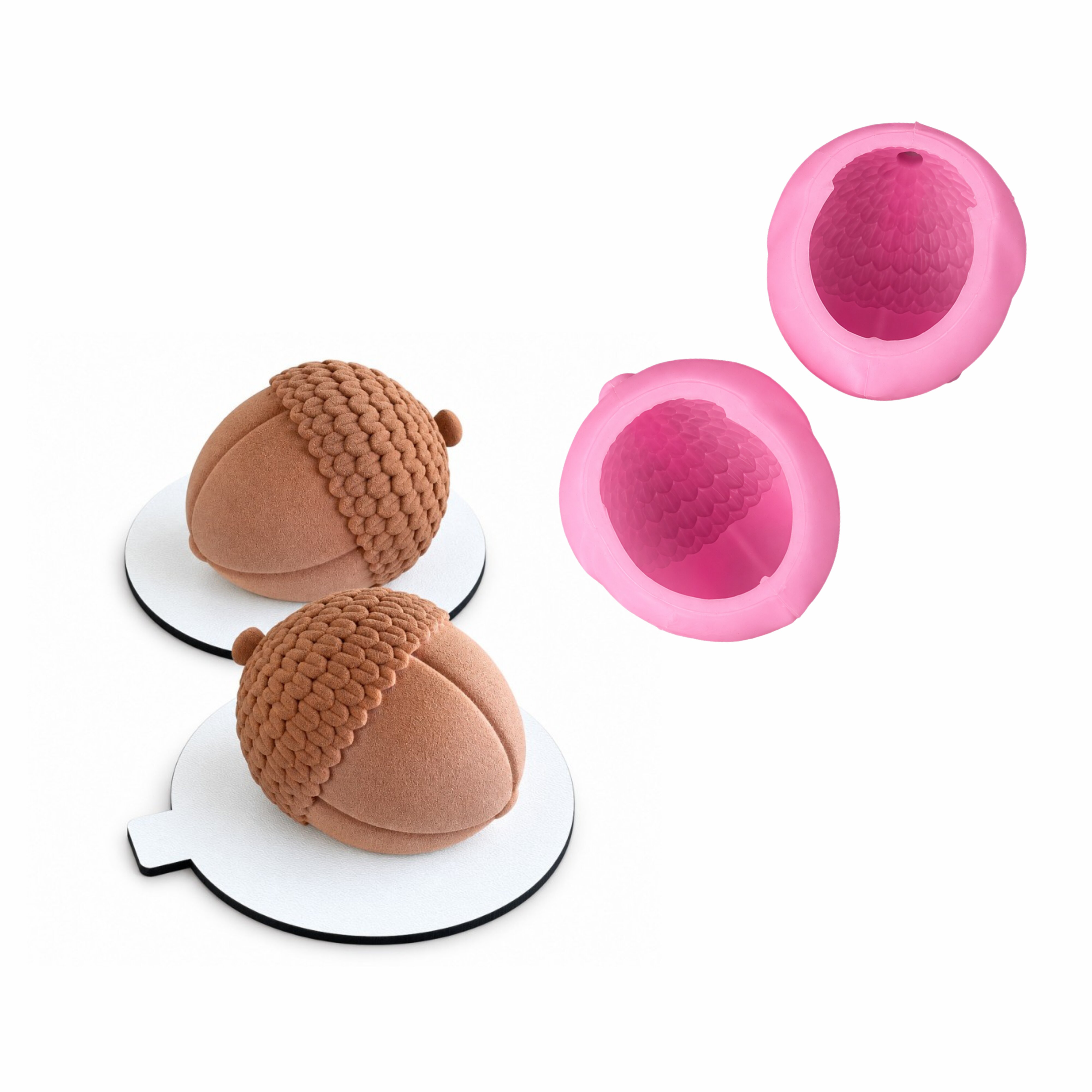 Форма силиконовая форма Silicone Mold Acorn Mini 140 мл 2 шт. (13816)