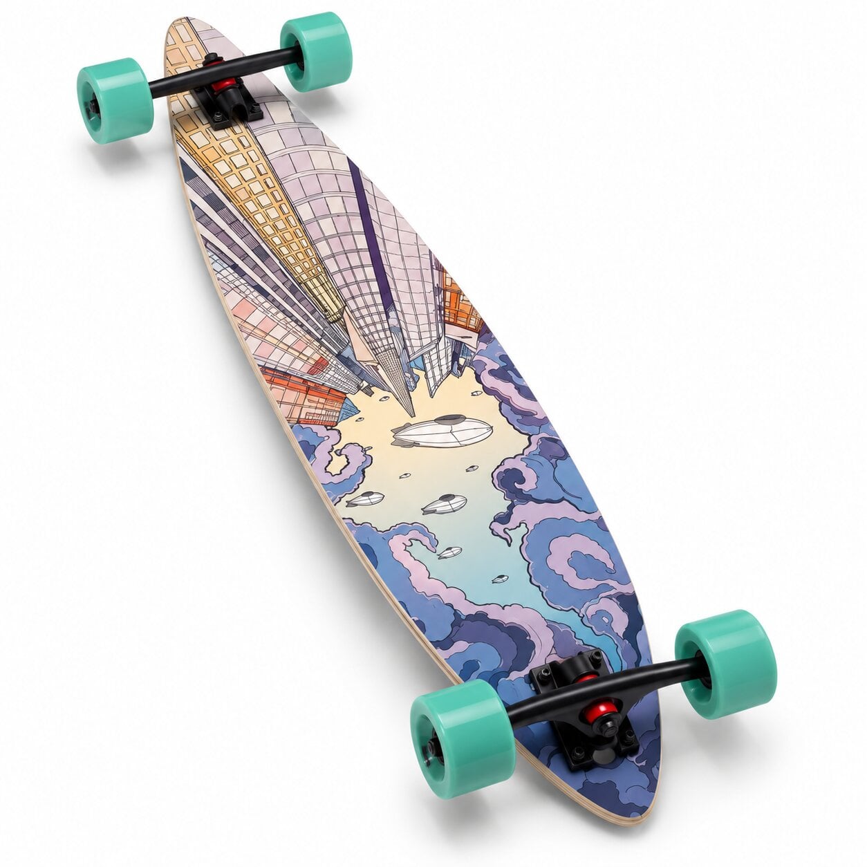 Скейтборд для уличного серфинга Cloudride Cruiser 78,25х110 см 3,4 кг (2416098547) Скейтборд для уличного серфинга Cloudride Cruiser 78,25х110 см 3,4 кг (2416098547)