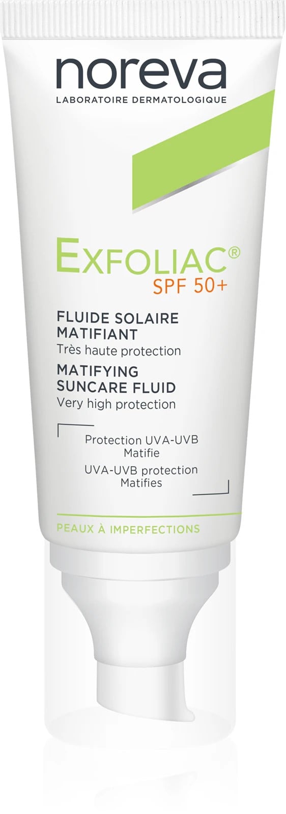 Флюид солнцезащитный матировочный NOREVA Laboratoires Exfoliac SPF 50+ Mattifying Sun 40 мл (1472648832) Флюид солнцезащитный матировочный NOREVA Laboratoires Exfoliac SPF 50+ Mattifying Sun 40 мл (1472648832)