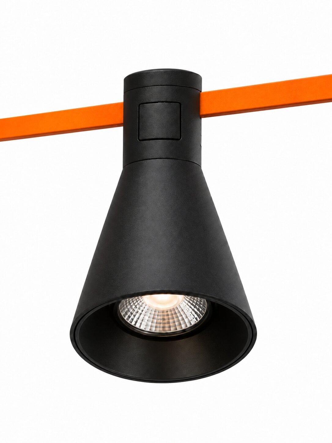 Светильник трековый умный 7W 48V LED дымированный с регулировкой яркости и света с димером SMART HD-32 KW-242