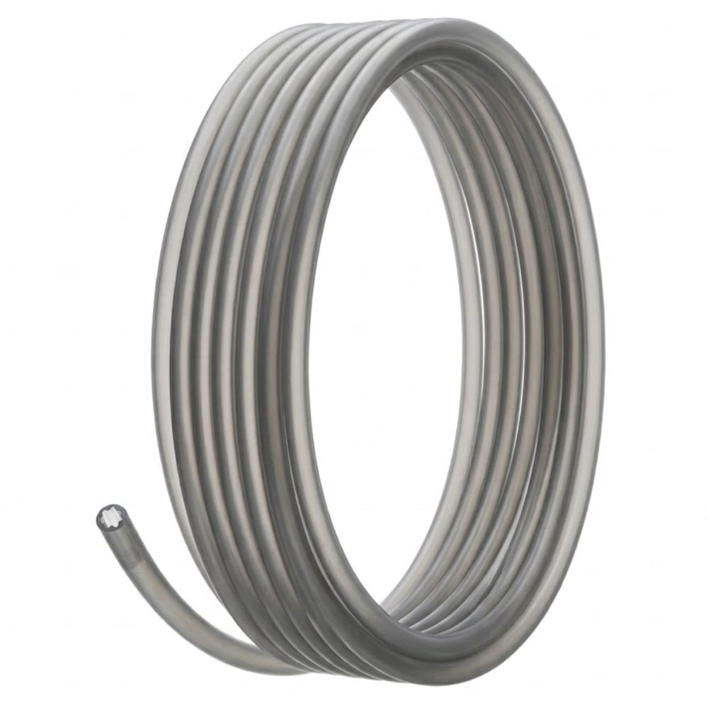 Тефлоновая трубка PTFE звездообразный профиль 2,2-2,6x4 мм Прозрачно-серый (UA3D670-Gray)