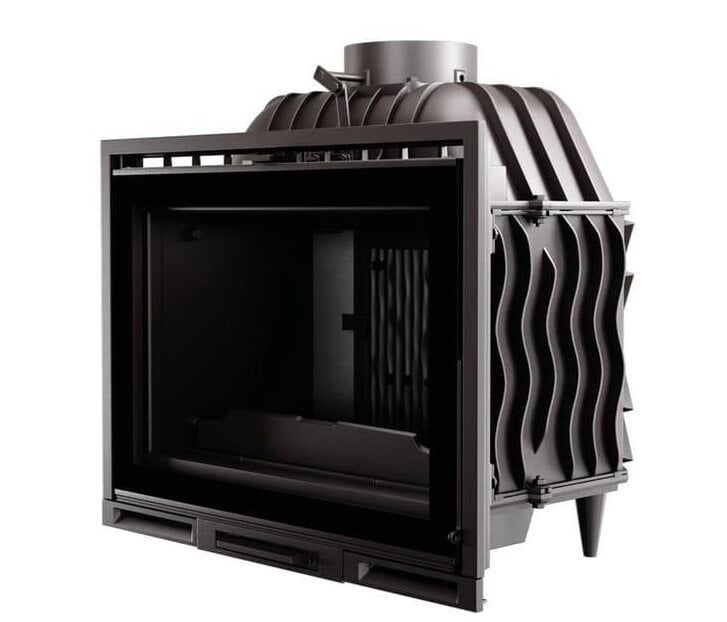 Топка чугунная каминная KAWMET Premium SIREN F24 с прямым стеклом 14 кВт Топка чугунная каминная KAWMET Premium SIREN F24 с прямым стеклом 14 кВт