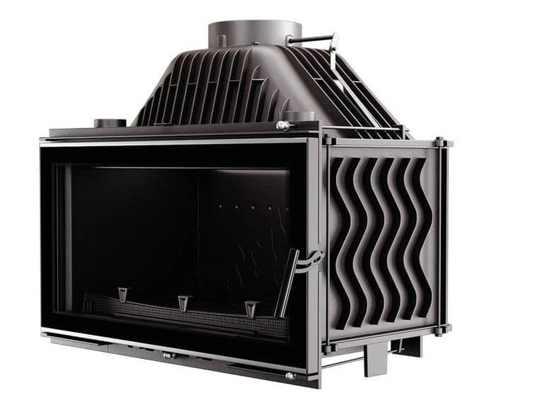 Топка чавунна камінна KAWMET W16 Black ECO з прямим склом 13,5 кВт Топка чавунна камінна KAWMET W16 Black ECO з прямим склом 13,5 кВт