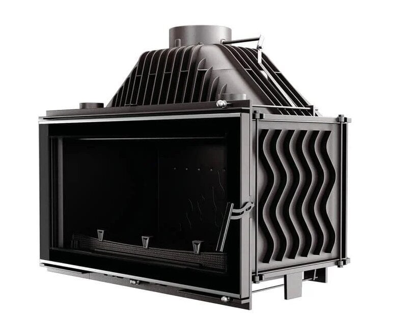 Топка чугунная каминная KAWMET W16 ECO с прямым стеклом 16,3 кВт