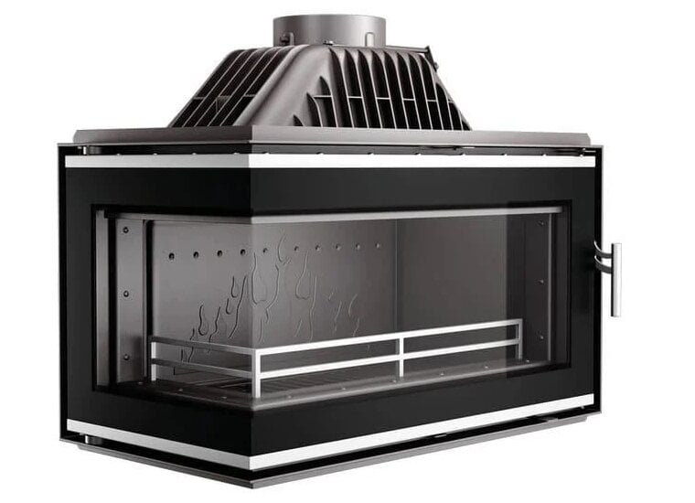 Топка угловая чугунная каминная KAWMET W16 LB ECO левая 13,5 кВт Топка угловая чугунная каминная KAWMET W16 LB ECO левая 13,5 кВт