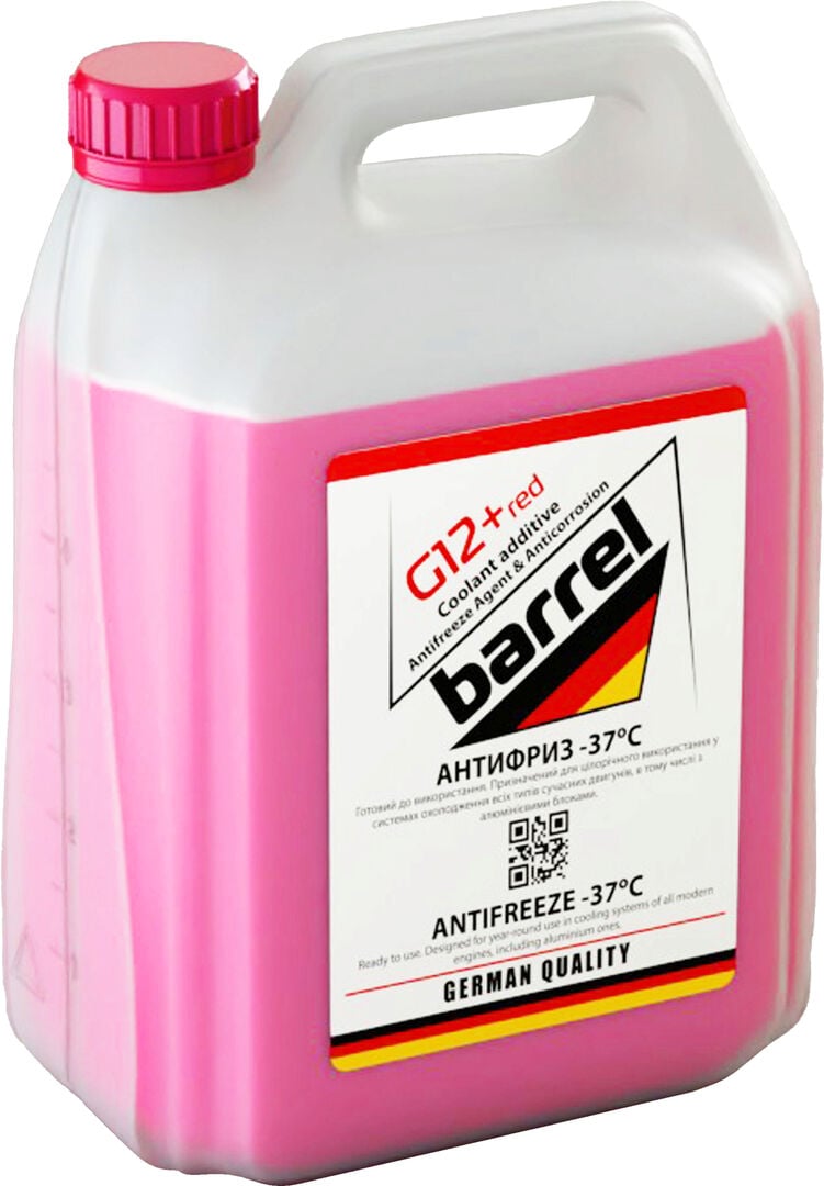 Тосол антифриз Barrel -37 G-12+ 5 л Красный (48021044780) Тосол антифриз Barrel -37 G-12+ 5 л Красный (48021044780)
